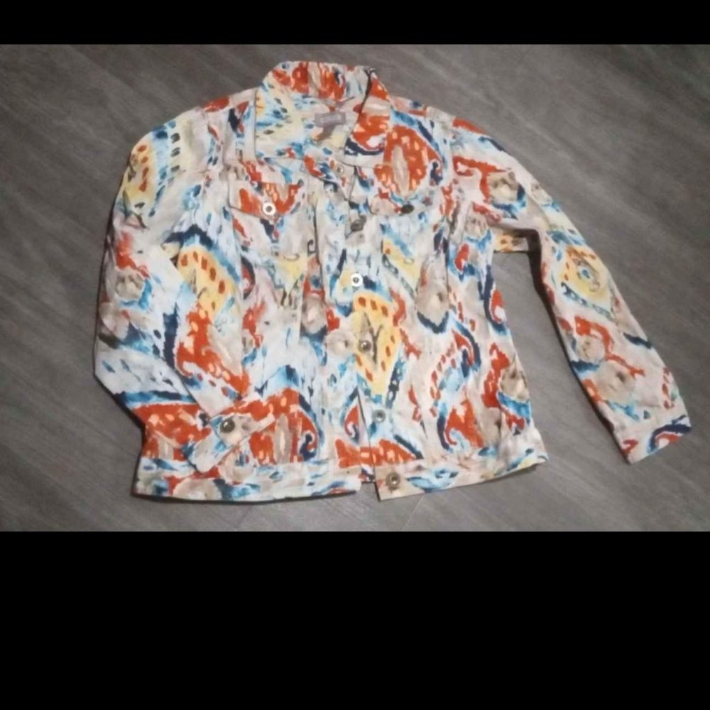 Size 1 arsty jacket by chico's